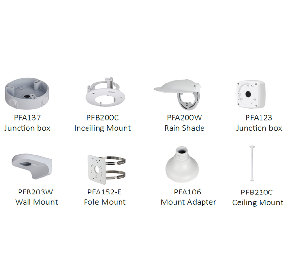 DAHUA IPC-HDBW5241RN-S-0280B - Cámara IP Domo Antivandálica Resolución de 2 MP