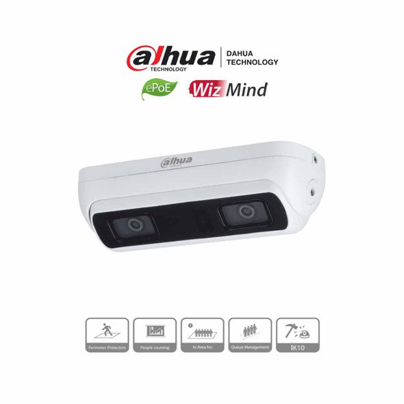 DAHUA IPC-HDW8341XN-3D-0360B-S2 - Cámara IP Dual Resolución de 3 MP/ Lente 3.6 mm