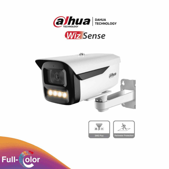 DAHUA IPC-HFW2249M-AS-LED-B- Cámara IP Bullet 2 Megapíxeles/ WizSense/ Full Color