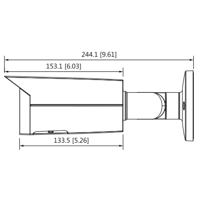 DAHUA IPC-HFW2831T-AS - Cámara IP Bullet 4k/ 8 MP