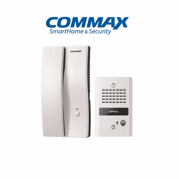 COMMAX DP2SDR2GN - Kit de interfon con frente de calle y auricular conexión a 2 hilos,su función de apertura de puertas te permite recibir visitas sin tener que moverte.