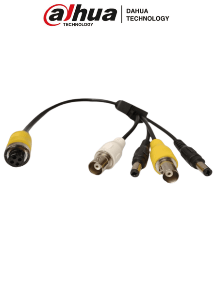 DAHUA MC-AM4-BNCFx2DC5.5Mx2 - Cable Adaptador con Conector Tipo Aviación a BNC/ Conector BNC a XVRs Dahua/ #LoNuevo