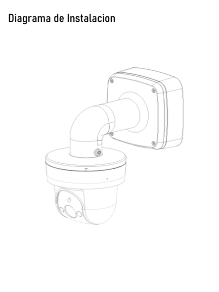 DAHUA PFB302S - Montaje de pared compatible con adaptadores PFA100 para camaras domo