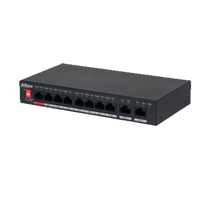 DAHUA PFS3010-8ET-96 - Switch Poe de 10 Puertos Fast Ethernet/ 8 Puertos PoE