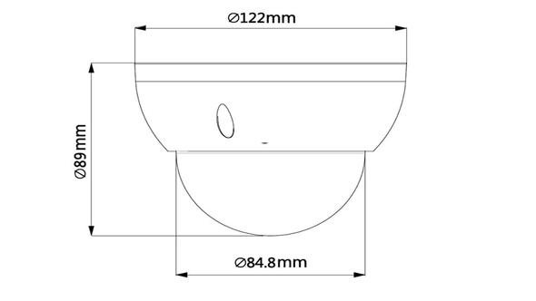 DAHUA SD22204UEN - GN - Camara IP PTZ Mini Domo Antivandalica de 2 Megapixeles