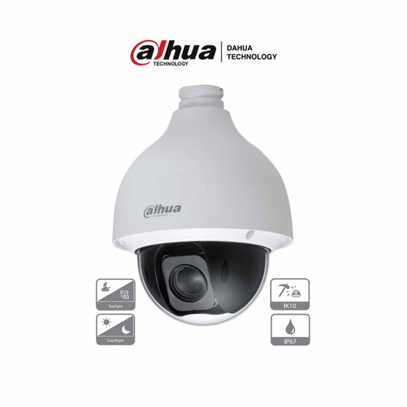 DAHUA SD50225-HC-LA - Camara PTZ Antivandálica de 2 Megapíxeles/ 25x de Zoom Óptico