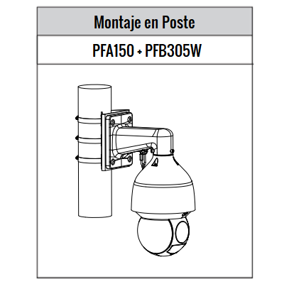 DAHUA SD5A432XA-HNR- Cámara IP PTZ de 4 Megapixeles/ 32x de Zoom