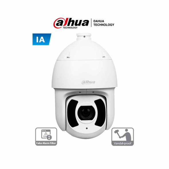 DAHUA SD6CE445XA-HNR - Camara PTZ IP de 45x de Zoom/ 4 Megapixeles/ Con Inteligencia Artificial