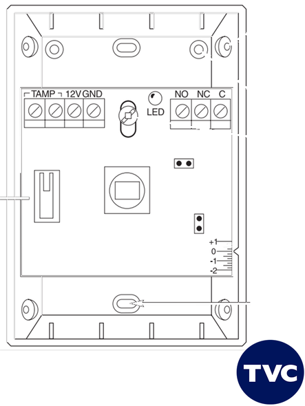 DSC BV300D - Detector de Movimiento Infrarrojo cableado digital soporta Lentes Múltiples 