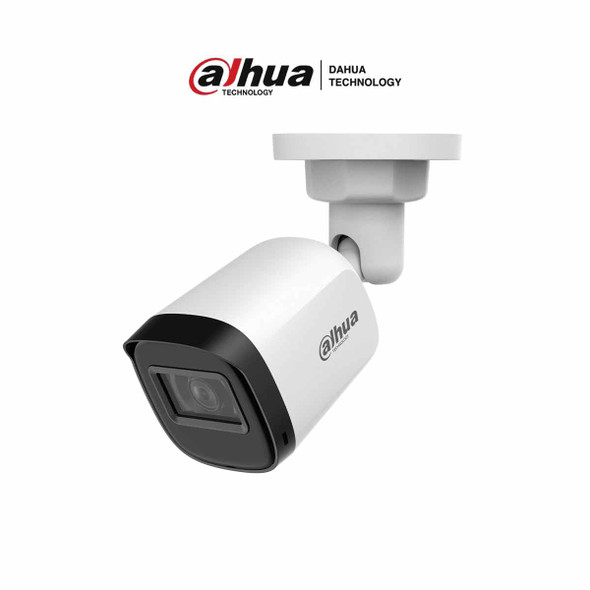 DAHUA HAC-B1A21N-U-28 - Camara Bullet de 2 Megapixeles/ Lente de 2.8 mm/ 30 Metros de IR/ 100 Grados de Apertura/ IP67/ Soporta: CVI/TVI/AHD y CVBS/es una solución confiable para videovigilancia con resolución de 2 megapíxeles.