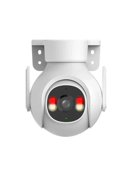 DAHUA DH-P5B-PV- Cámara IP PT WiFi de 5 Megapíxeles con audio bidireccional (micrófono y altavoz), sirena de 110dB, WiFi 6, detección de personas y vehículos, IP65 y ranura MicroSD. 