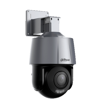 DAHUA SD3A200-GN-A-PV - Cámara IP PT de 2 Megapíxeles Full Color/ Disuasión Activa/ Lente Fijo/ Luz Blanca de 30 Metros/ IR de 30 Metros/ H.265+/ Ranura MicroSD/ Audio Bidireccional con Altavoz Integrado/ IP66/ PoE