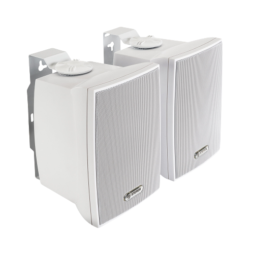 STEREN Juego de 2 bocinas de 2 vías 300 W PMPO c/u, para exterior