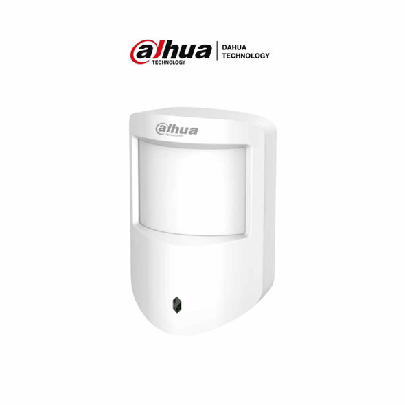 DAHUA DHI-ARD1233-W2 - Detector PIR Inalámbrico Interior/ Inmunidad de Mascotas/ Led Indicador/ 3 Niveles de Sensibilidad/ Compensación Automática de Temperatura/ Alarma de Batería Baja.