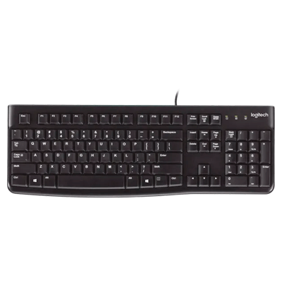 LOGITECH K120 TECLADO BASICO NEGRO 