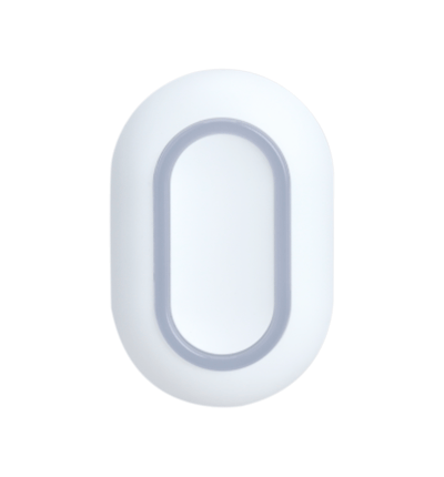 DAHUA DHI-ARD821-W2 - Botón de Pánico Inalámbrico/ Indicador de Estado con Luz Led / IP54 / Alarma de Batería Baja. Opera en 433 MHz con comunicación bidireccional, cifrado AES128 y salto de frecuencia, con un alcance de hasta 800 m. 