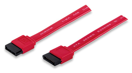 MANHATTAN 340700 CABLE DATOS SATA ROJO 
