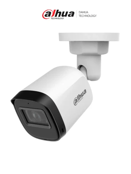 DAHUA HAC-B1A51-U-28 - Cámara Bullet de 5 Megapixeles/ Lente 2.8 mm/ 106 Grados de Apertura/ IR de 30 Mts/ IP67/ Soporta: CVI/CVBS/AHD/TVI.