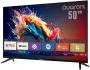 QUARONI Q50N24 TELEVISION SMART 4K 50"  GHIA WHALE TV 50 PULG UHD 4K WIFI, RJ45,3 HDMI,2 USB, RCA, AUX 3.5MM/ OPTICO, DOLBY AUDIO