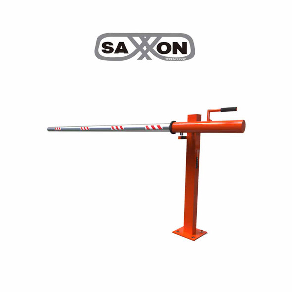 SAXXON EH30L - Barrera manual para control de acceso vehicular / 3 Metros / Brazo de aluminio 