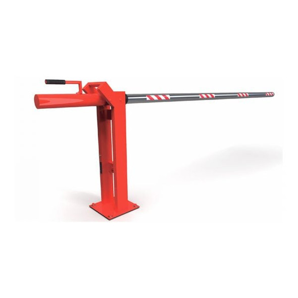 SAXXON EH50L - Barrera manual para control de acceso vehicular / 5 Metros / Brazo de aluminio