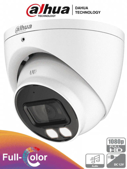 DAHUA HAC-HDW1239T-A-LED – Cámara Domo Full Color 2MP