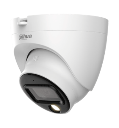 DAHUA HAC-HDW1509TLQ-A-LED - Cámara Domo Full Color de 5 MP con micrófono integrado y lente de 3.6 mm con 88° de apertura. Ofrece imagen a color 24/7, WDR real de 120 dB, LEDs para 20 metros.