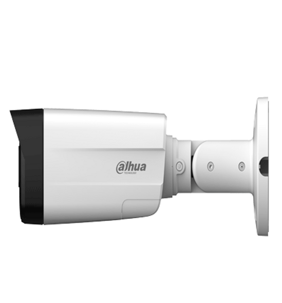 DAHUA HAC-ME1509THN-A-PV-S2 - Camara Bullet TioC de 5 Megapixeles/ Iluminador Dual Inteligente+Disuasión Activa con Luz Roja y Azul/ Lente de 2.8mm/ 111 Grados/ 40 IR y Visible/ Micrófono Integrado.