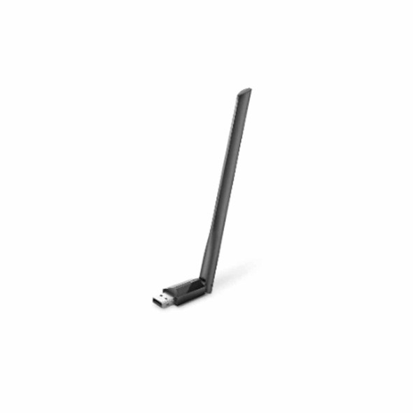 TP-LINK ARCHER T2U PLUS Adaptador USB inalámbrico doble banda AC 600 Mbps, antena de alta ganancia, WIFI, Velocidad Wi-Fi: 200 Mbps en 2.4GHz, 433 Mbps en 5GHz