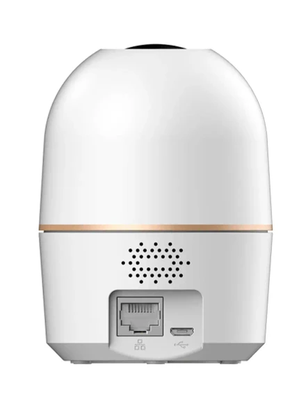 DAHUA DH-H5A - Cámara IP Domo Motorizado Wifi de 5 Megapíxeles con IA, autotracking, audio bidireccional (micrófono y altavoz), sirena, IR de 10 m, ranura MicroSD