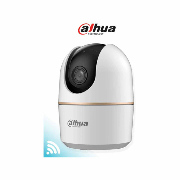DAHUA DH-H5A - Cámara IP Domo Motorizado Wifi de 5 Megapíxeles con IA, autotracking, audio bidireccional (micrófono y altavoz), sirena, IR de 10 m, ranura MicroSD