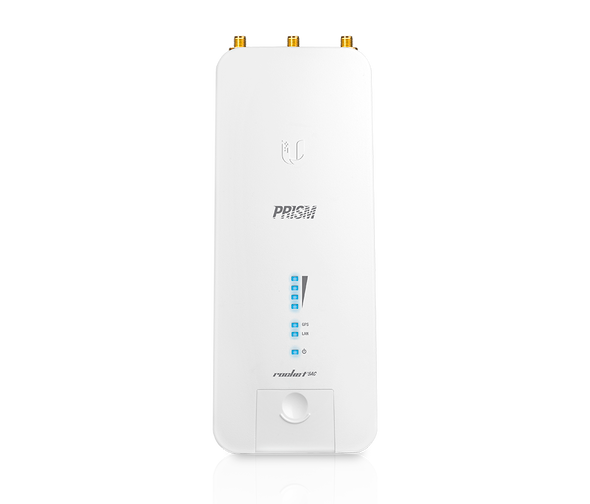 UBIQUITI ROCKET RP-5AC-GEN2 - Radio conectorizado Airmax AC Prism Gen2 de 5GHz para exterior, con tecnología MIMO, 27 dBm y rendimiento hasta 500 Mbps