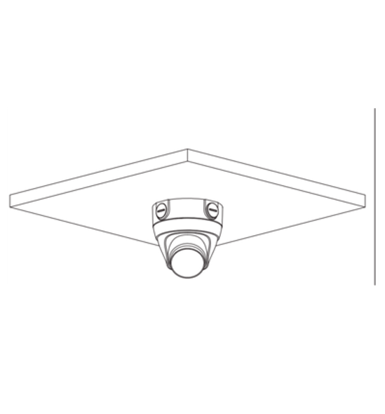 DAHUA DH-IPC-HDW1239T1P-A-LED-0280B-S6 - Cámara IP Domo Full Color de 2MP con lente de 2.8mm y 110° de visión. Cuenta con micrófono integrado, luz blanca de 15m, compresión H.265, protección IP67, PoE y DWDR.