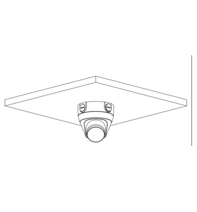 DAHUA DH-IPC-HDW1239T1P-A-LED-0280B-S6 - Cámara IP Domo Full Color de 2MP con lente de 2.8mm y 110° de visión. Cuenta con micrófono integrado, luz blanca de 15m, compresión H.265, protección IP67, PoE y DWDR.