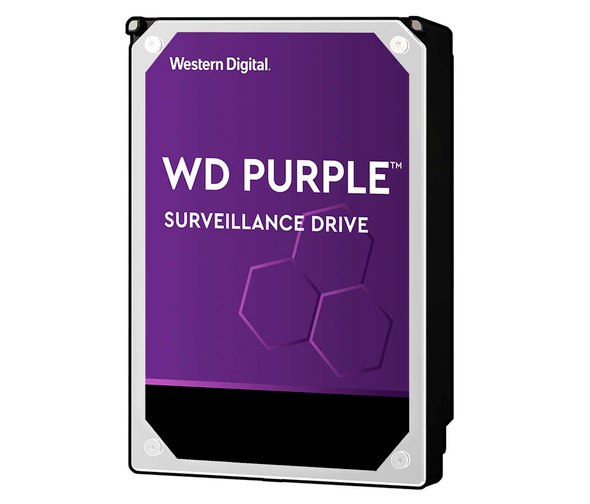 WESTERN WD10PURZ - Disco Duro de 1TB Purple/ Especial Para Videovigilancia/ Trabajo 24/7/ Interface: Sata 6 Gb/s/ Hasta 64 Cámaras/ Hasta 8 Bahías de Discos Duros/ 3 Años de Garantía.