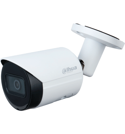 DAHUA IPC-HFW2441S-S - Camara IP Bullet de 4 Megapixeles/ WizSense/ Lente de 2.8mm/ 95 Grados de Apertura/ IR de 30 Metros/ SMD Plus/ Microfono Integrado/ WDR Real de 120 dB/ Ranura MicroSD/ IP67/ PoE
