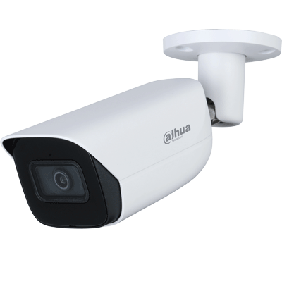 DAHUA IPC-HFW2541E-S - Camara IP Bullet de 5 Megapixeles/ WizSense/ Lente de 2.8mm/ 97 Grados de Apertura/ IR de 30 Metros/ SMD Plus/ Microfono Integado/ PoE/ Ranura para MicroSD/ IP67/ WDR Real de 120 dB