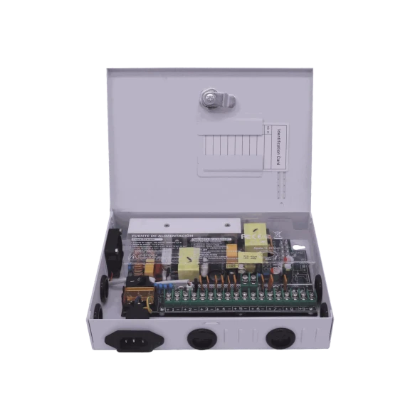 Epcom XP9DC16HD Fuente PREMIUM/ 11-15 V/ 9 canales/ 16 A/ Alta tecnología en seguridad/ Doble ventilador/ Hasta 1.8 Amperes por Salida/ Filtro de ruido por canal/ Diseño de alta gama