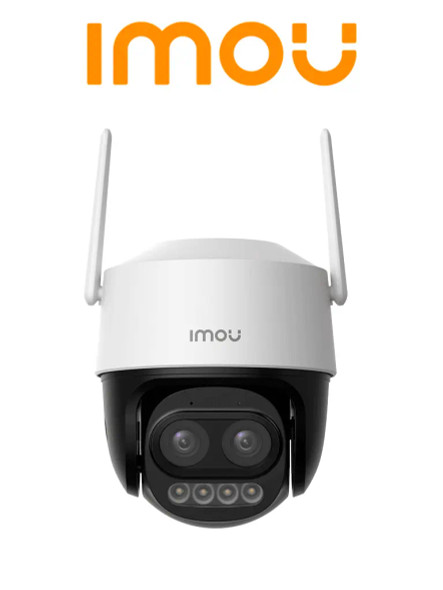 IMOU Cruiser Z (IPC-S7DN-5M0WEZ-imou)- Cámara IP PT Dual Wifi Full Color de 5MP/ Lente Fijo de 5 Megapíxeles/ IMOU Sense/ 56 Metros de Iluminación Nocturna/ Micrófono y Altavoz Integrados/ Audio Bidireccional / 12X Zoom