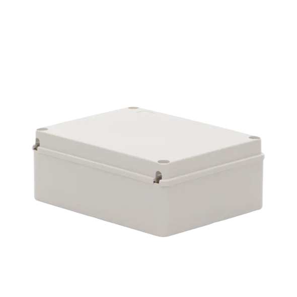 PRECISION PST-1924-E Gabinete de Plástico IP55 (190X240X95 mm). Protección EMI. Para Instalaciones Comerciales, Residenciales e Industriales. Incluye Tornillería para su Tapa. Operación de -40 a 120°C de temperatura