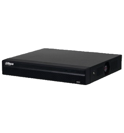 DAHUA NVR1104HS-P-S3/H - NVR de 8 Megapixeles/ 4k/ 4 Canales IP/ 4 puertos PoE/ Smart H.265+/ Rendimiento de 80 mbps/ Salida de Video HDMI&VGA/ 1 Bahía de Disco Duro de Hasta 8TB/ Soporta Camaras con Protocolo Onvif & RTSP