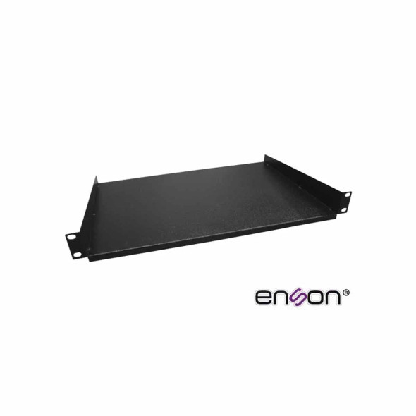 ENSON ENS-RTR1U CHAROLA PARA RACK ENSON ENS-RTR1U FIJACION FRONTAL A DOS PUNTOS SOLIDA DE 1 UNIDAD DE RACK, COMPATIBLE CON RACKS Y GABINETES ENSON.