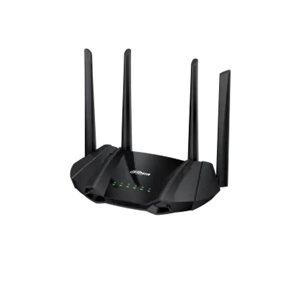 Dahua DH-AX15M Router Dual-Band Gigabit Wi-Fi 6 - 4 Antenas - De Ultima Generacion - Cumple con el Estandar Ieee 802.11B/G/N - la Velocidad Inalámbrica Alcanza Hasta 300 Mbps Para Ieee 802.11N 