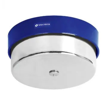 VOLTECK TIMC-2 48101 TIMBRE INDUSTRIAL TIPO CAMPANA DE 2-3/4"  acero y base de ABS resistente a la intemperie y a la corrosión tono fuerte y de sonido de gran alcance que funciona como alarma de seguridad