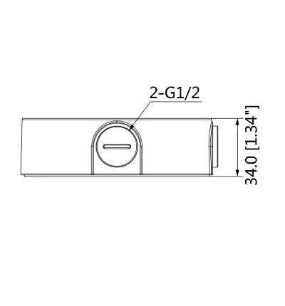 DAHUA PFA136 - Caja de conexiones para camaras domo DAHUA. El modelo PFA136 es una caja de conexiones impermeable para cámaras mini domo con anclaje en 4 puntos, construida de aluminio.