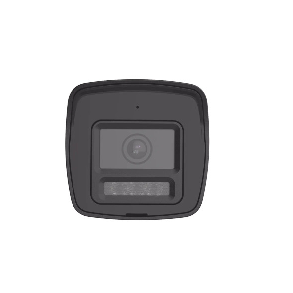 HIKVISION DS-2CE16K0T-LTS [Audio Bidireccional + Dual Light + ColorVu] Bala TURBOHD 3K (5 Megapixel) / Lente 2.8 mm Angulo de vision 112° / 30 mts IR EXIR + 20 mts Luz Blanca / Micrófono y Bocina Integrado / Exterior IP67 / Metal / dWDR