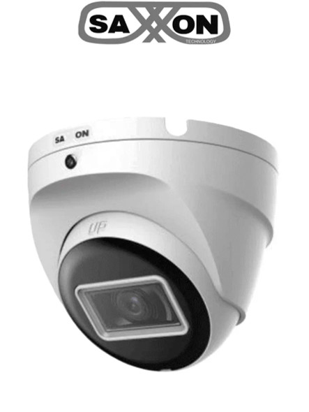 SAXXON SUA-HAC-T20M-0280B- Cámara Domo de 2 Megapíxeles 1080P/ Lente de 2.8 mm con Apertura de Hasta 100°/ Cámara Metálica