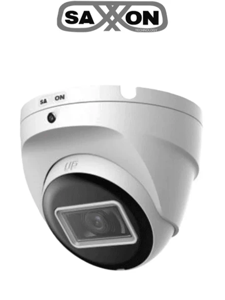 SAXXON SUA-HAC-T20M-0280B- Cámara Domo de 2 Megapíxeles 1080P/ Lente de 2.8 mm con Apertura de Hasta 100°/ Cámara Metálica