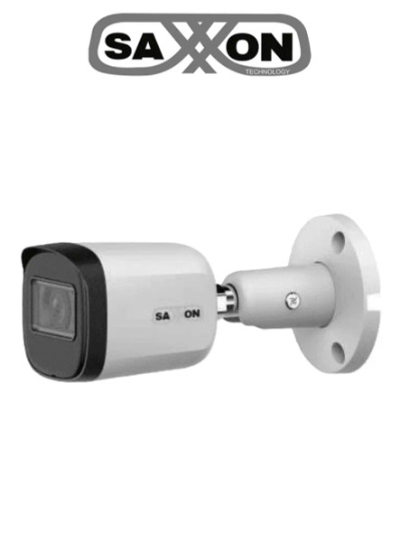SAXXON SUA-HAC-B20M-0280B- Cámara Tipo Bala de 2 Megapíxeles & 1080P/ Lente de 2.8 mm Con Apertura de Hasta 100°/ Iluminación IR Inteligente de Hasta 30m/ Para Exterior IP67/ Cámara Metálica/ Funcionamiento en Modos CVI & AHD & TVI