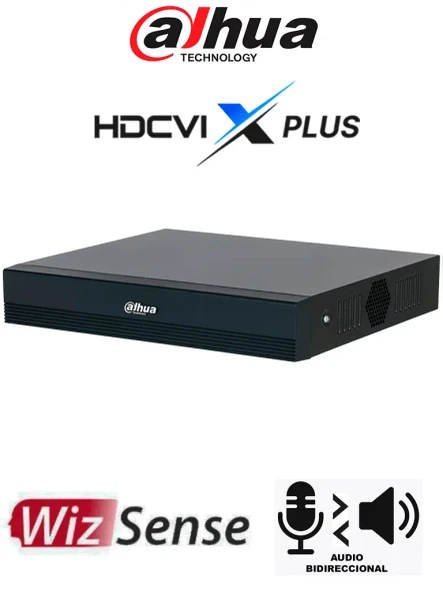 DAHUA DH-XVR1B16-I/T -DVR de 16 canales 1080p Lite WizSense y Cooper-I/ Audio Bidireccional en los 16 Canales/ H.265+/ Soporta Hasta 18 canales IP y 8 canales con SMD Plus/ Búsqueda Inteligente Personas y Vehículos/ Compatible con Dolink Care